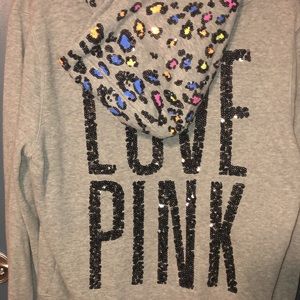VICTORIA SECRET ZIP HOODIE